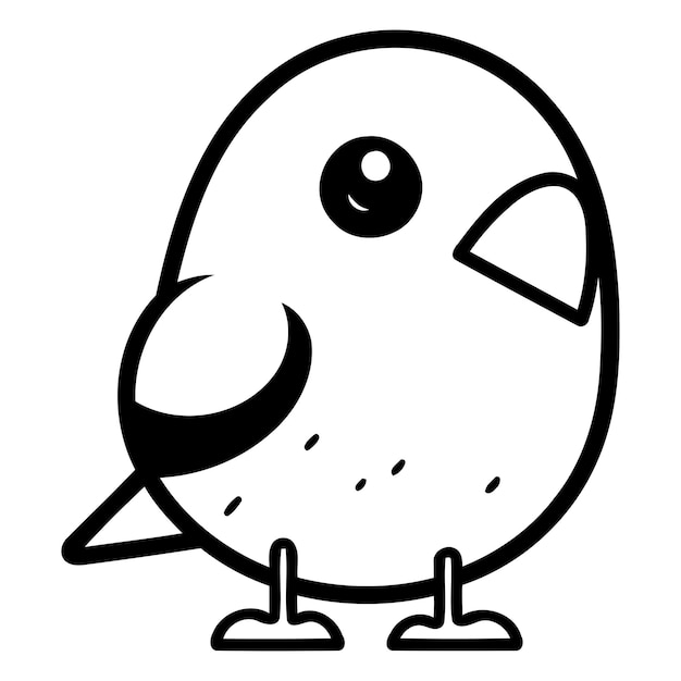 Ilustracja wektorowa uroczego małego szynka izolowanego na białym tle