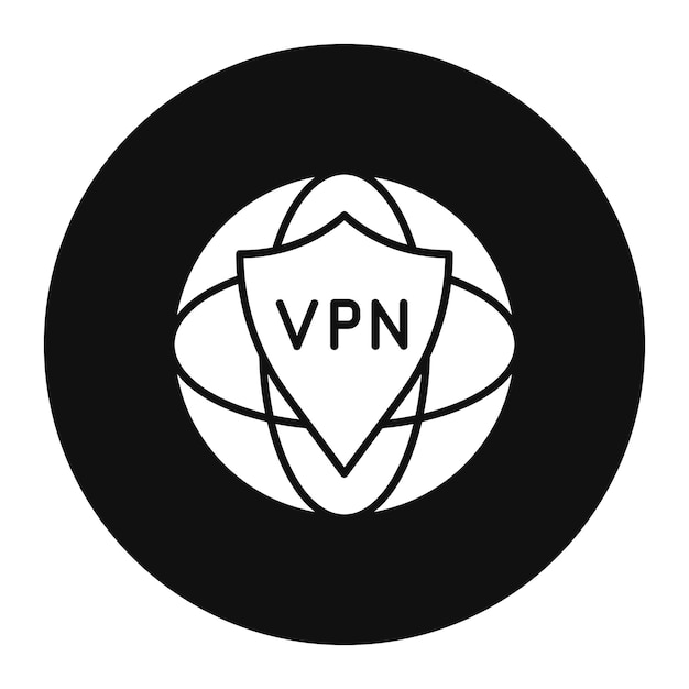 Plik wektorowy ilustracja wektorowa vpn