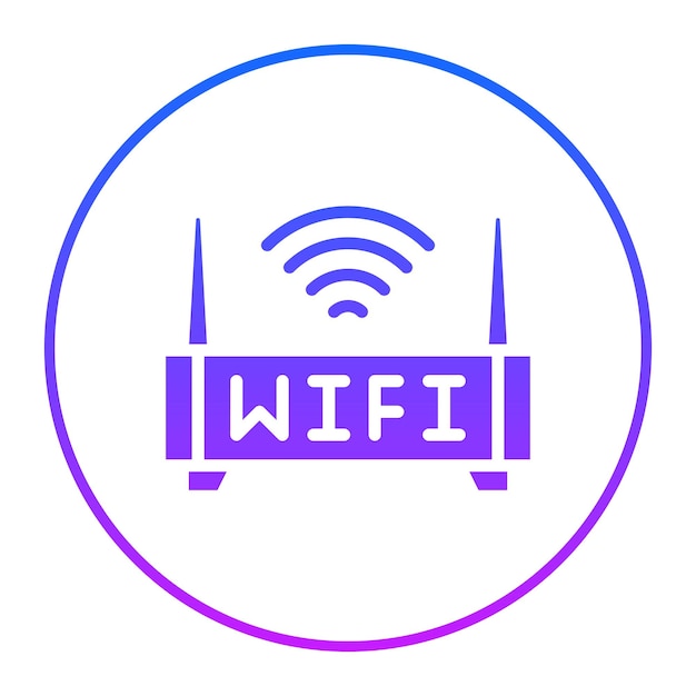 Plik wektorowy ilustracja wektorowa wifi