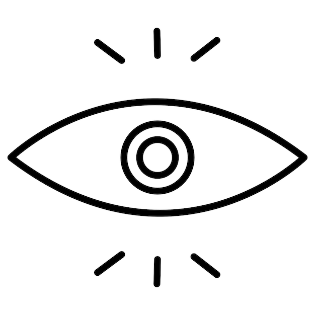 Ilustracja wektorowa wizji