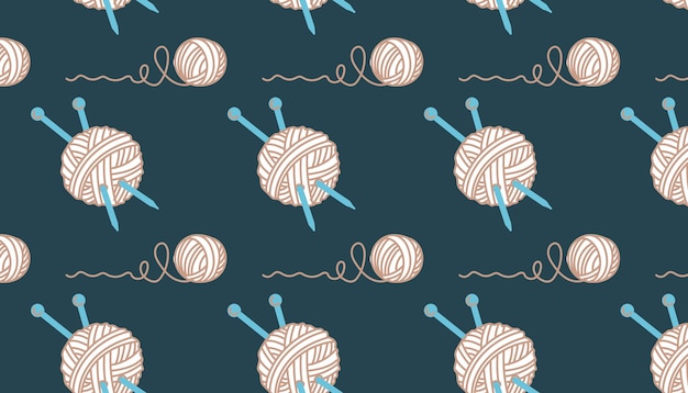 Ilustracja wektorowa Wzór z plątaniną i szprychami na niebieskim tle