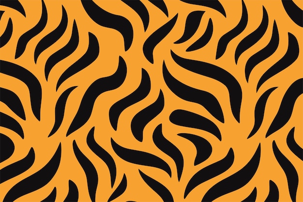 ilustracja wektorowa wzoru skóry tygrysa