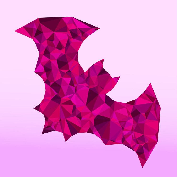 Wektor ilustracja wektorowa z geometrycznym wielokątnym wzorem zwierzęcym