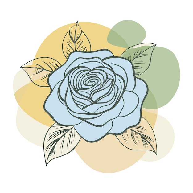 ilustracja wektorowa z kolorowymi plamkami