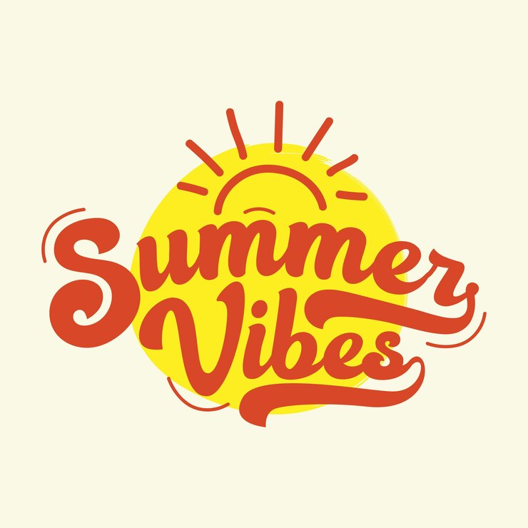 Wektor ilustracja wektorowa z wektorem słońca summer vibes