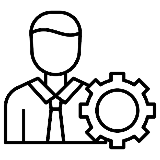 Ilustracja wektorowa zarządzania pracownikami