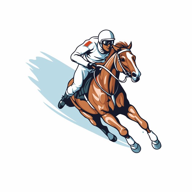 Plik wektorowy ilustracja wektorowa zawodnika wyścigowego i zawodnika