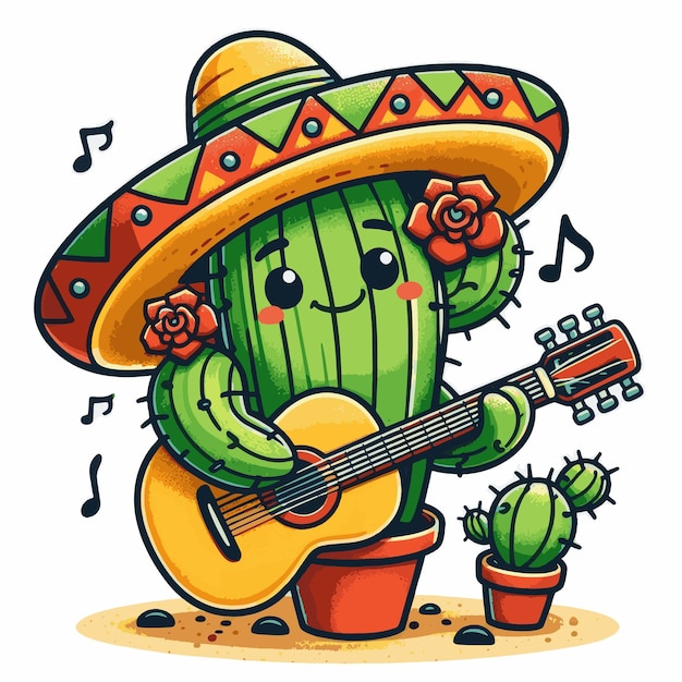 Ilustracja z koncertu kaktusa