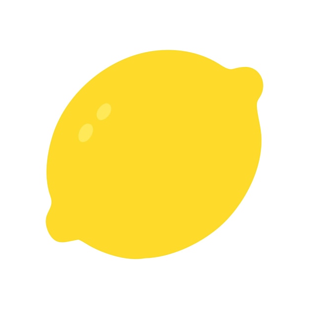 Ilustracja żółtej cytryny