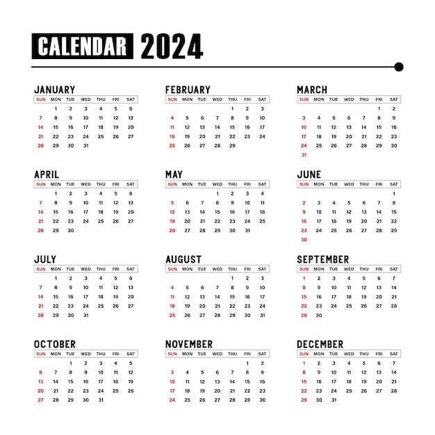 Ilustracje Do Kalendarza 2024 Stylowy I Funkcjonalny Yearataglance