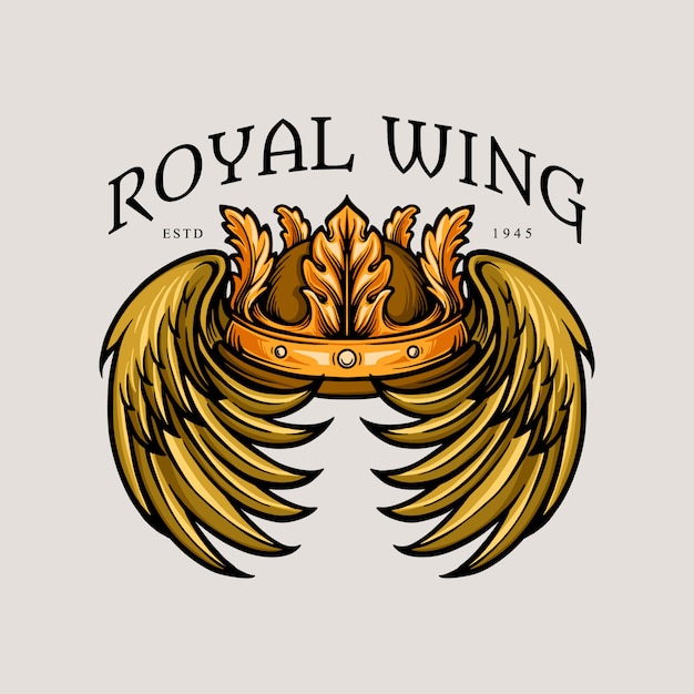 Ilustracje Royal Wing Korona Liści