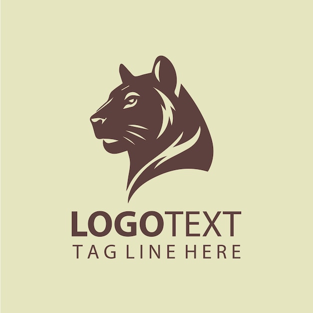 Ilustracje wektorowe logo tygrysa