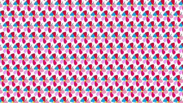Ilustracje wektorowe w tle kwiatowy wzór