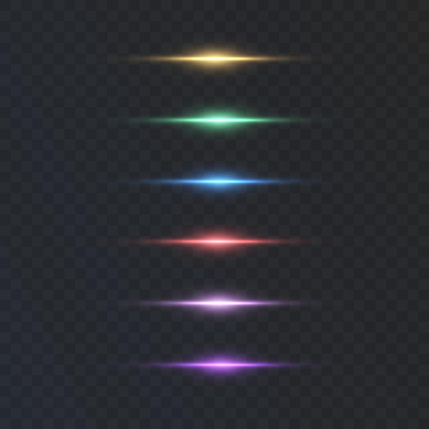 Plik wektorowy ilustracji wektorowych efekt świetlny abstrakcyjna wiązek laserowych światła chaotyczne neonowe promienie światła