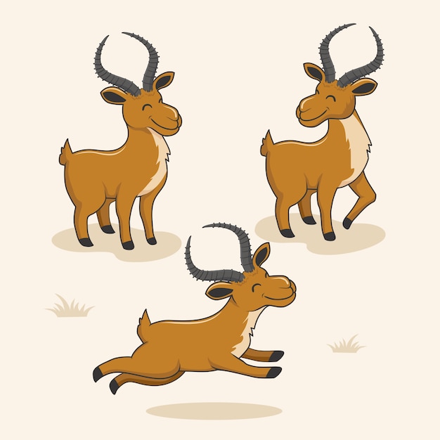 Impala Animals Cartoon