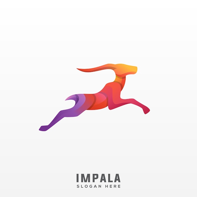 Impala Logo Kolorowe Nowoczesne