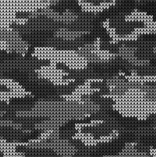 impregnowany sweter kamuflażowy z wzorem wektorowym
