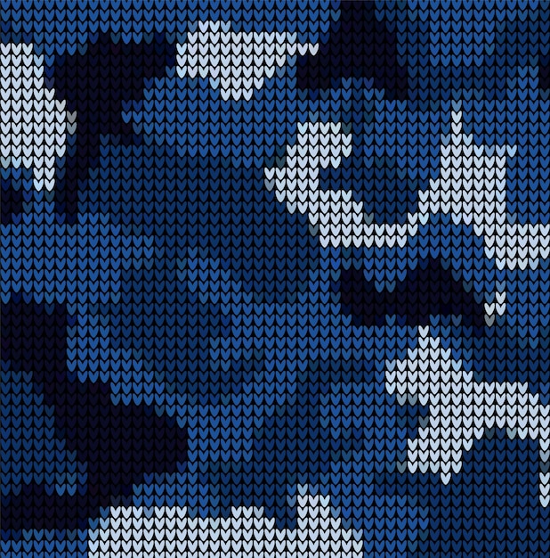 impregnowany sweter kamuflażowy z wzorem wektorowym