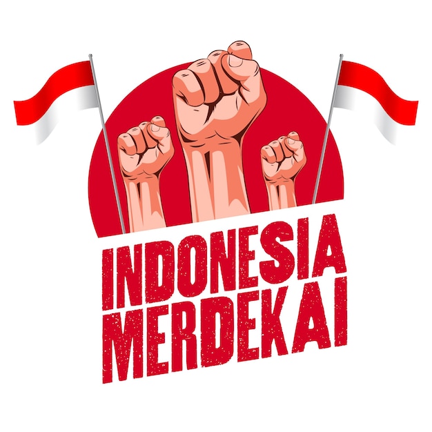 Indonesia Merdeka Proklamacja Niepodległości Indonezji