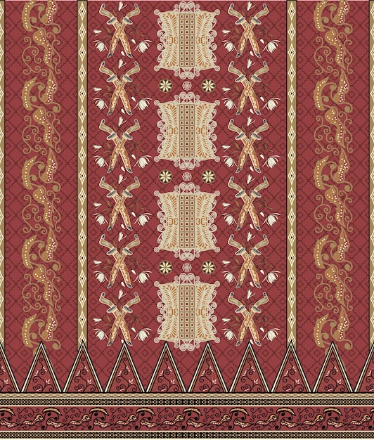 Indonezyjski tradycyjny batik Aceh batik Północna Sumatra