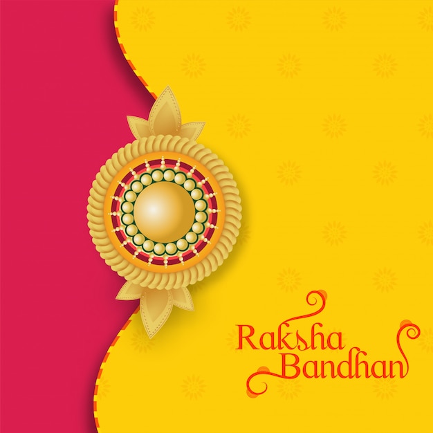 Indyjski Festiwal Raksha Bandhan Concept.