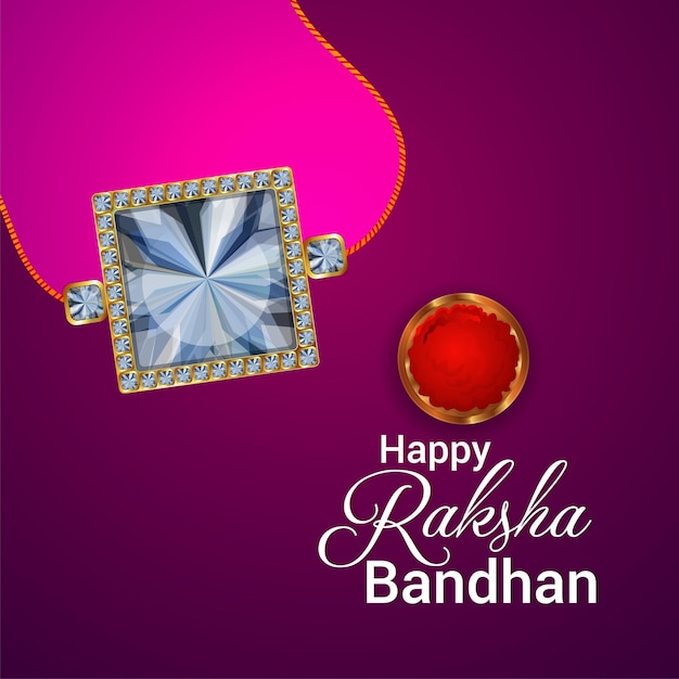 Indyjski Festiwal Szczęśliwy Raksha Bandhan Tło Uroczystości