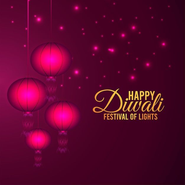 Indyjski festiwal szczęśliwy z okazji obchodów diwali kartkę z życzeniami