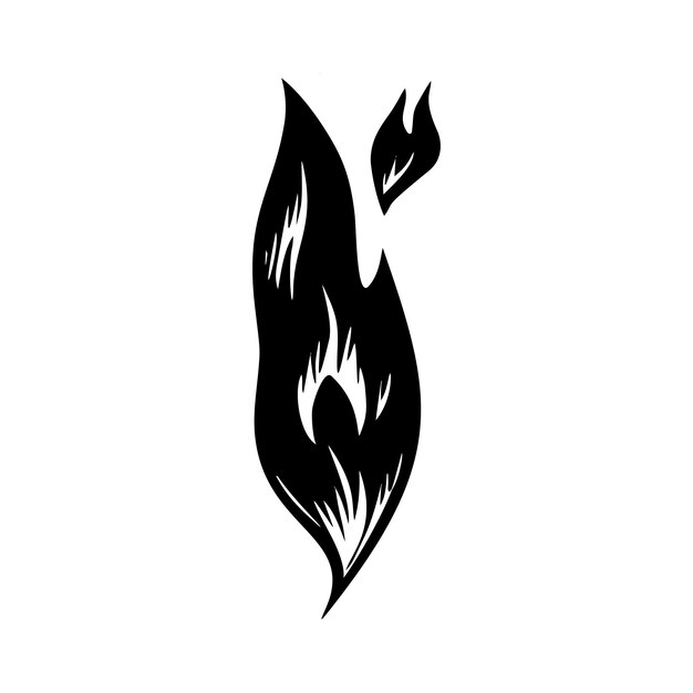 Plik wektorowy inferno zapala ognisty symbol władzy