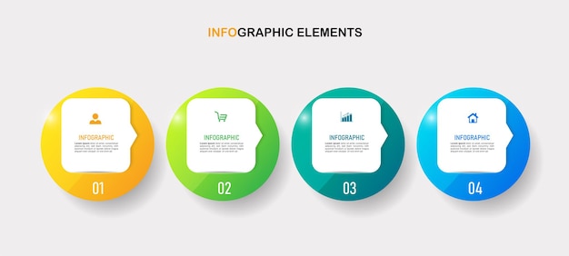 Infografika Biznesowa W Czterech Krokach