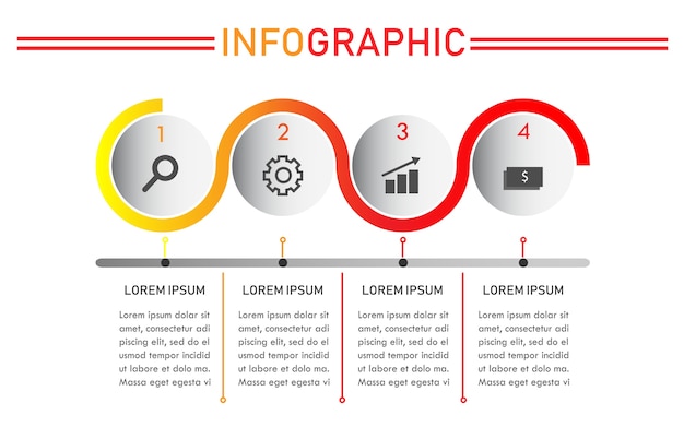 Plik wektorowy infografika biznesu