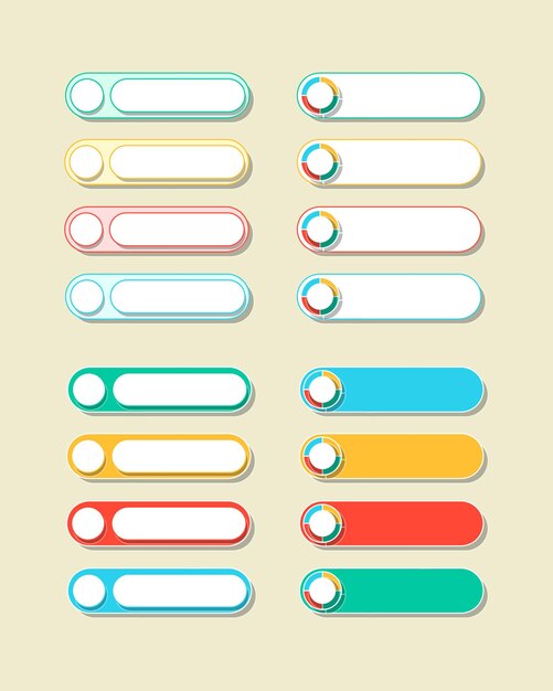 Infografika elementy scenografii do projektowania materiałów