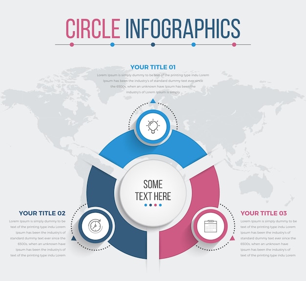 Infografika Koła Biznesowego Z 03 Krokami