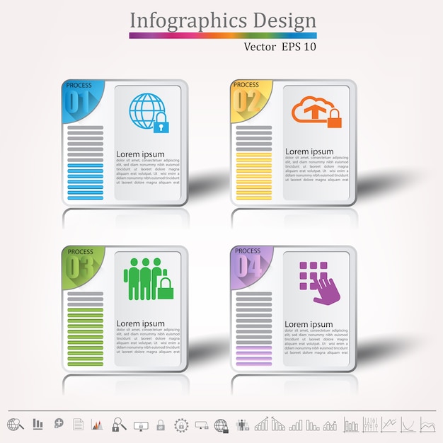 Plik wektorowy infografika osi czasu