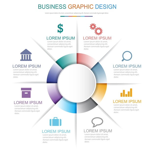 Infografika Płaski Wektor Ilustracja Elementu Projektu Banera Internetowego Lub Używanej Prezentacji