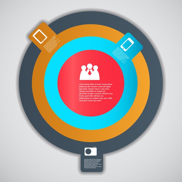 Infografika Szablon Biznes Ilustracja Wektorowa