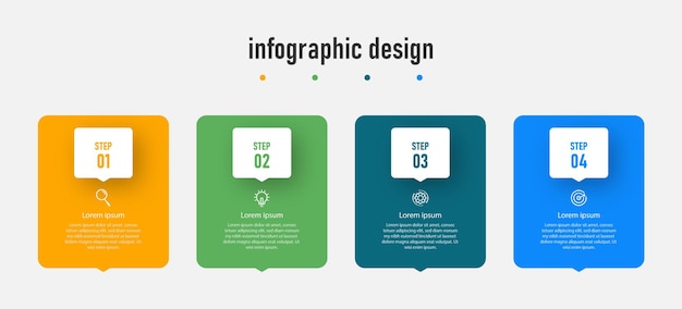 Infografika Szablon Linii Czasu Biznes