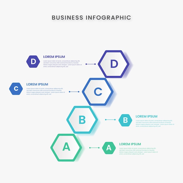 Infografika Szablon Transparentu Biznesowego