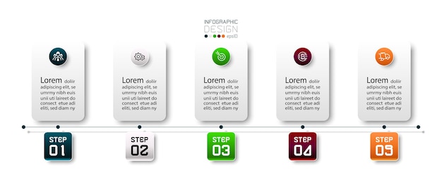 Infografika W 5 Krokach.