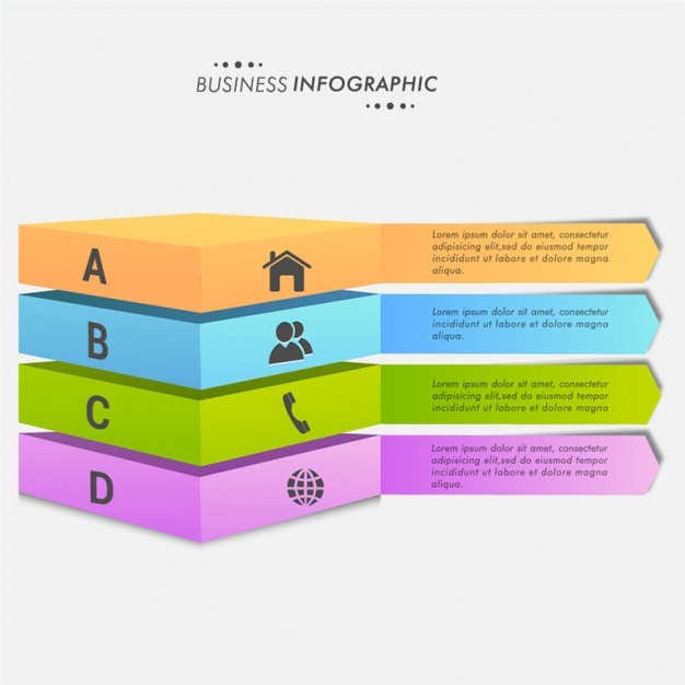 Infografika Z 3d Banery