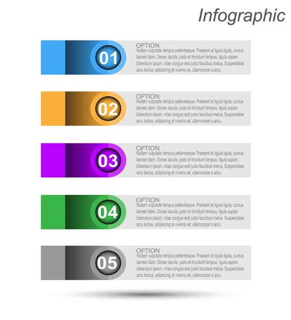 Infografika Z Krokami I Opcjami