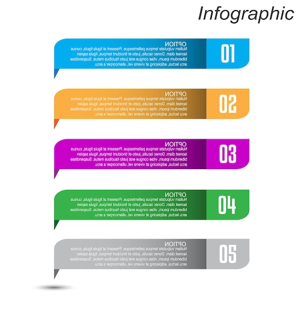 Infografika Z Krokami I Opcjami