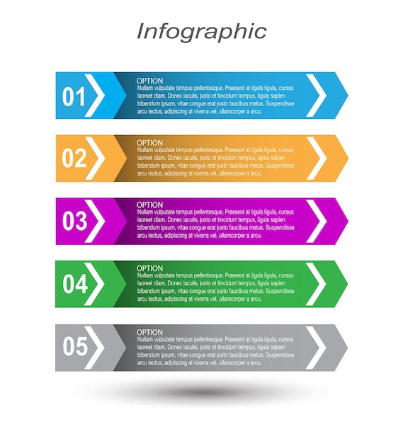 Infografika Z Krokami I Opcjami