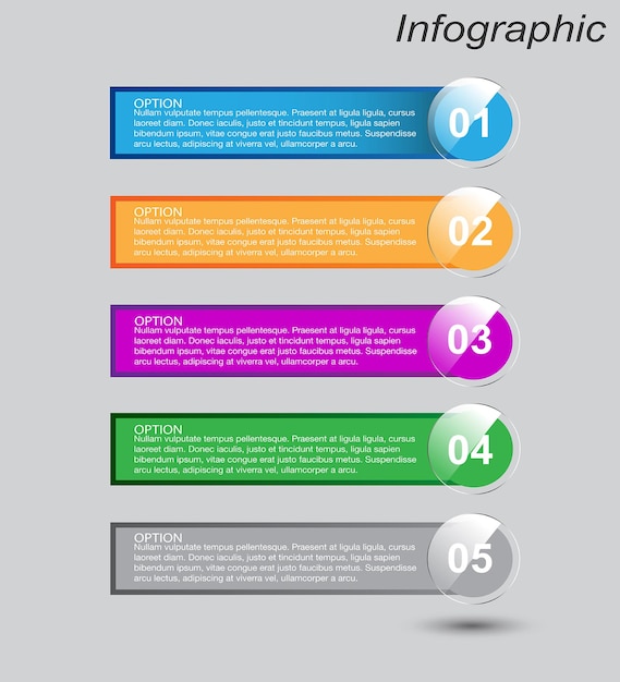 Infografika Z Krokami I Opcjami