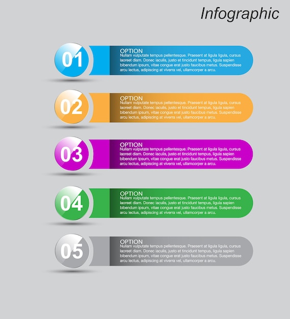 Infografika Z Krokami I Opcjami