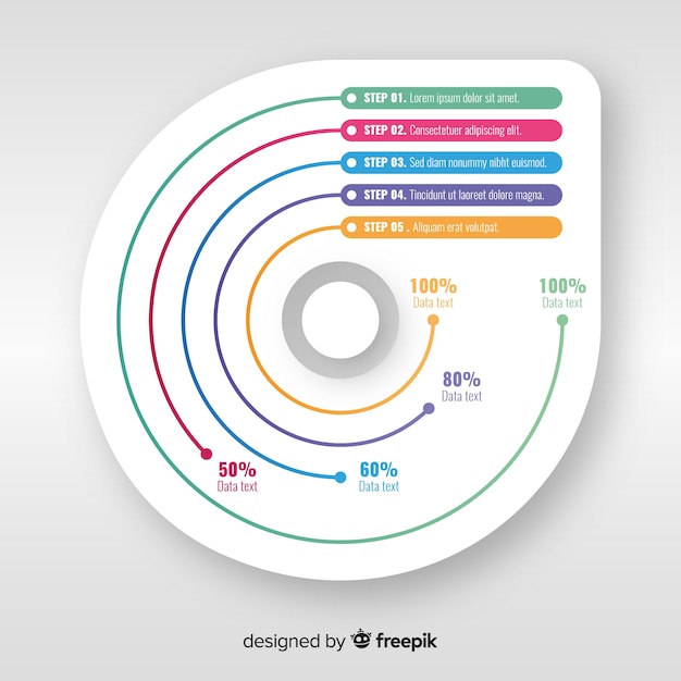 Plik wektorowy infografika