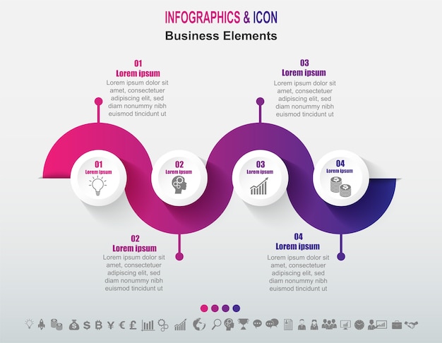 Plik wektorowy infografika