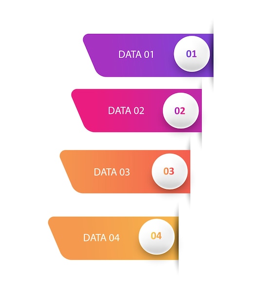 Plik wektorowy infografiki szablon jasny elegancki tagi wystrój