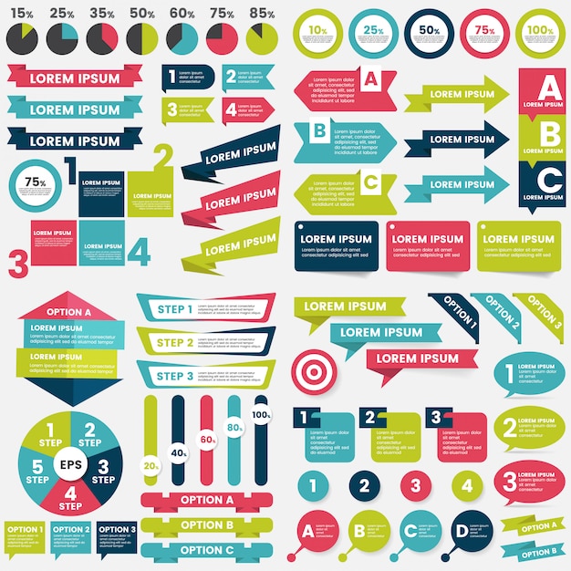 Infografiki Wektor Szablon Projektu