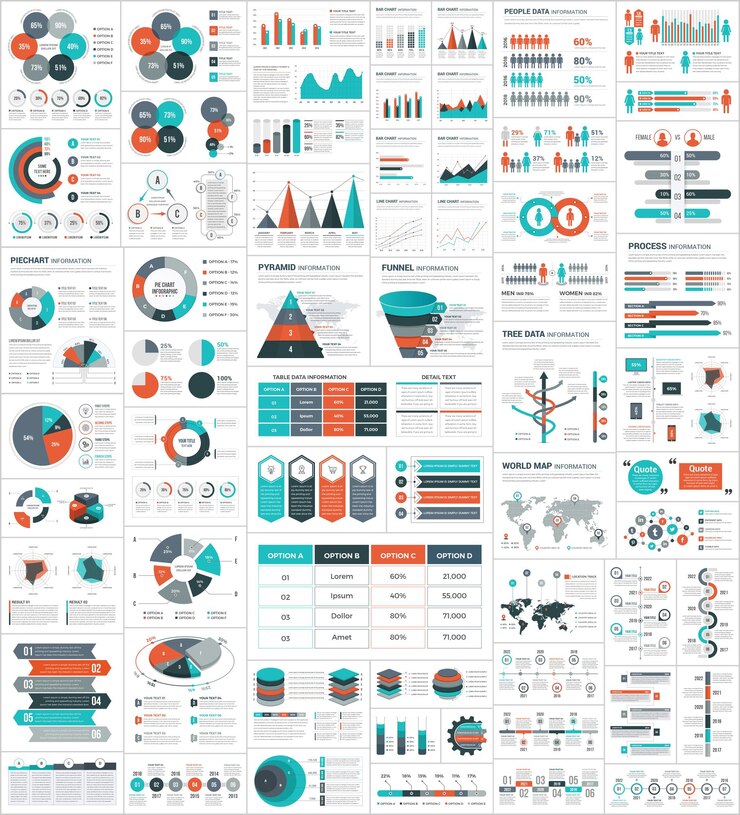 Wektor infographic elementy