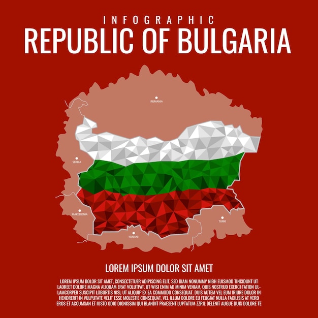 Infographic Republika Bułgarii